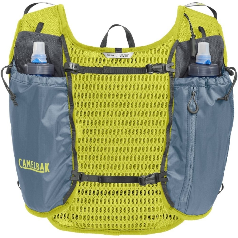 Kamizelka do biegania damska Camelbak Trail Run Vest niebiesko-żółta