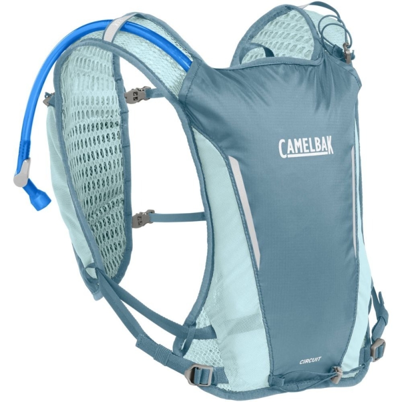 Kamizelka do biegania damska z bukłakiem Camelbak Circuit Run Vest turkusowa