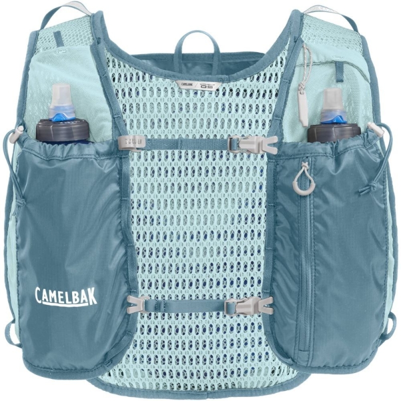 Kamizelka do biegania damska z bukłakiem Camelbak Circuit Run Vest turkusowa