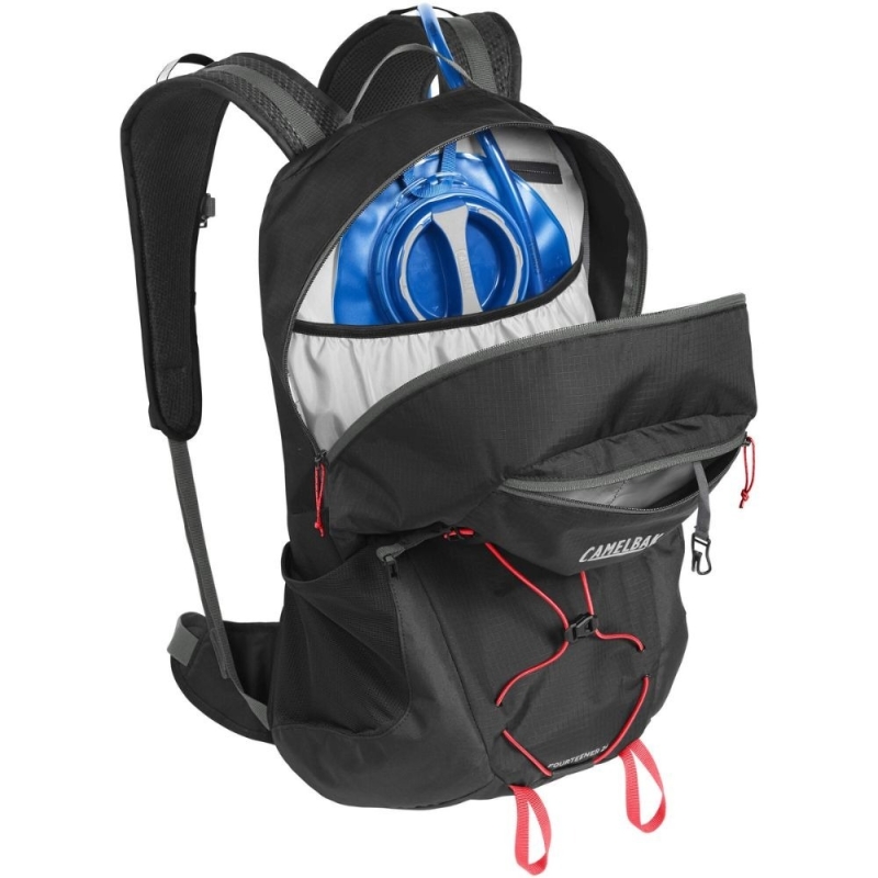 Plecak turystyczny damski z bukłakiem Camelbak Fourteener 24 szaro-czerwony