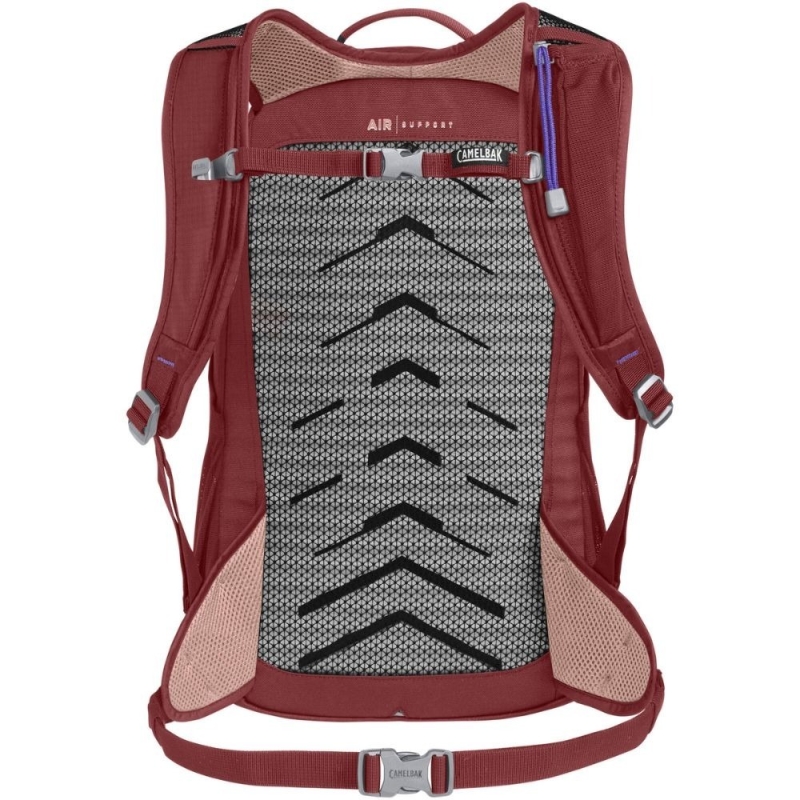 Plecak turystyczny damski z bukłakiem Camelbak Rim Runner X20 Terra czerwony