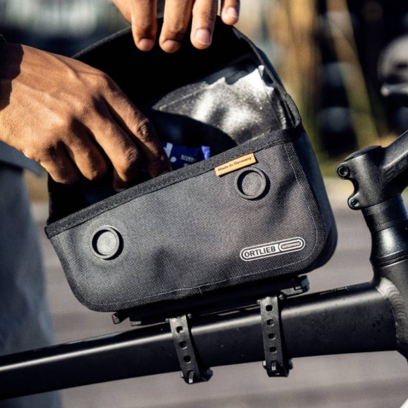 Torba na ramę Ortlieb TopTube-Bag z uchwytem na telefon czarna