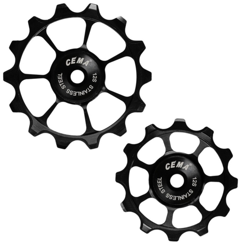 Kółka przerzutki CEMA Shimano 12s stalowe