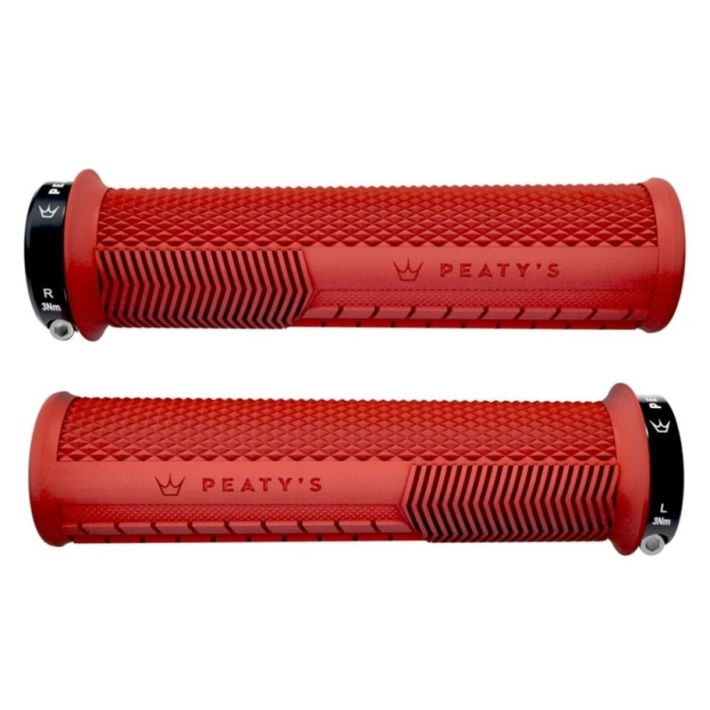 Gripy Peatys Monarch Knurl Thin czerwone