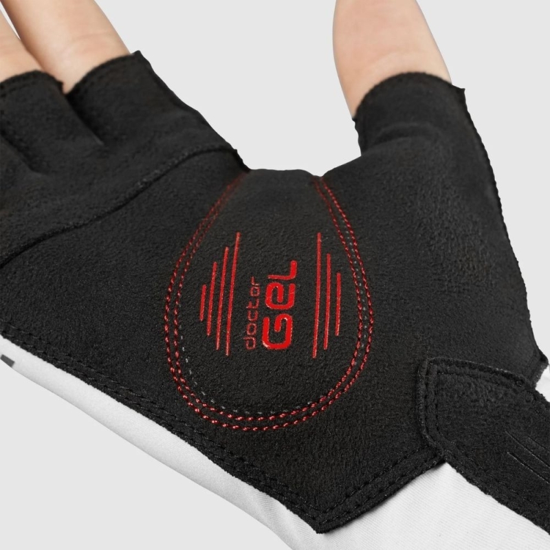 Rękawiczki krótkie GripGrab Aero TT białe