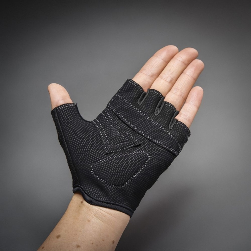 Rękawiczki krótkie dziecięce GripGrab X-Trainer czarne