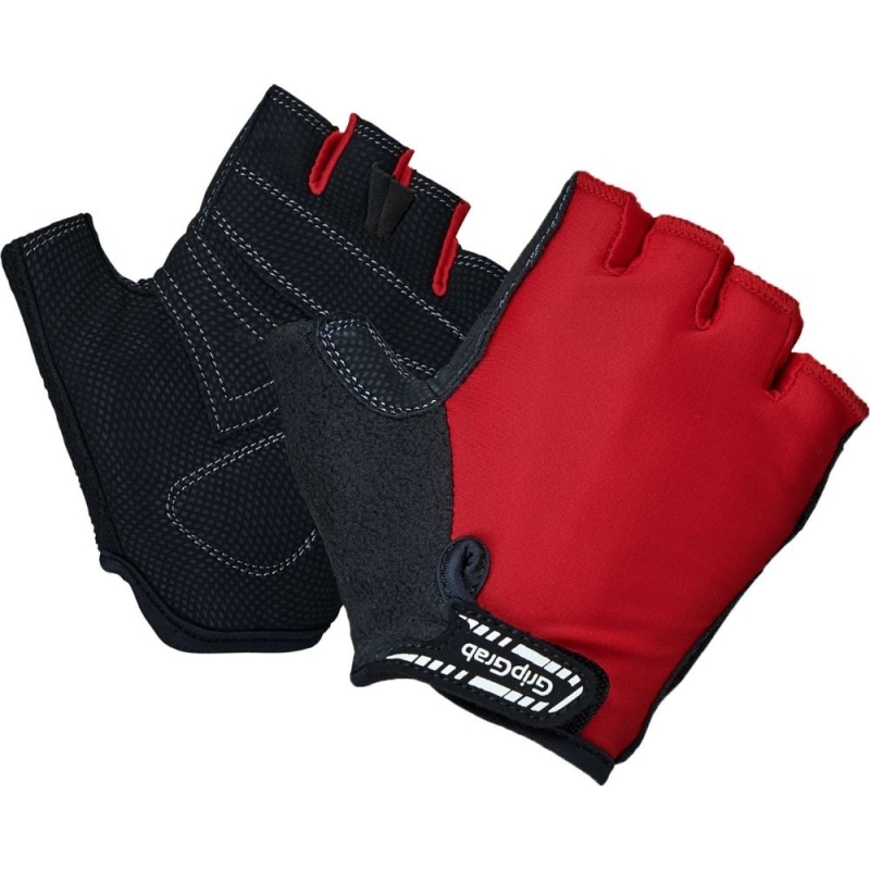 Rękawiczki krótkie dziecięce GripGrab X-Trainer czerwone