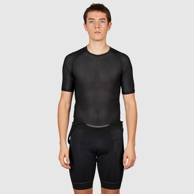 Podkoszulek z krótkim rękawem GripGrab Ultralight Mesh czarny