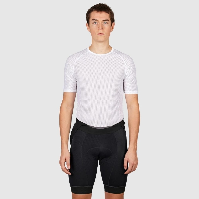 Podkoszulek z krótkim rękawem GripGrab Ultralight Mesh biały
