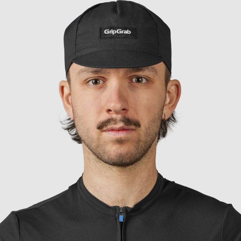Czapka kolarska GripGrab Classic Cotton czarna