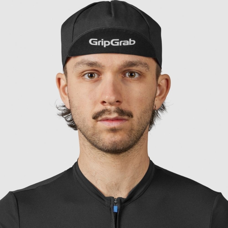 Czapka kolarska GripGrab Classic Cotton czarna