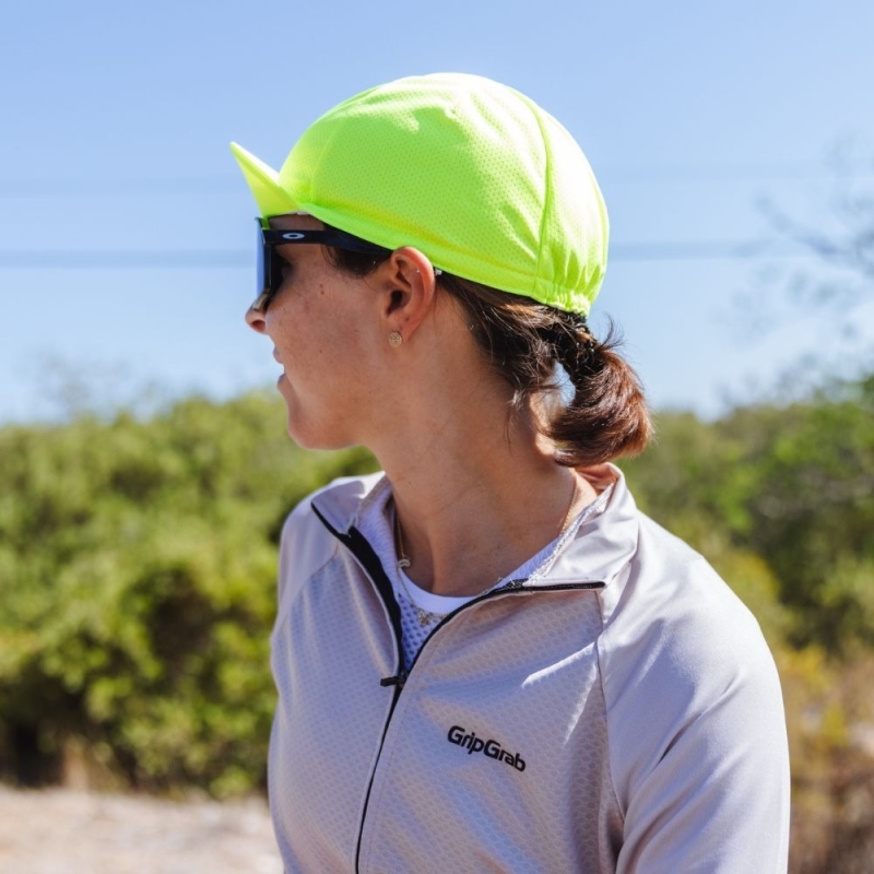 Czapka kolarska GripGrab Lightweight Summer żółta