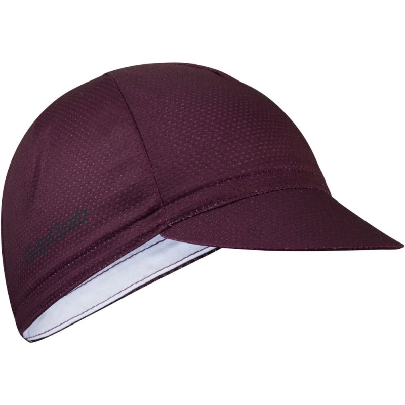 Czapka kolarska GripGrab Lightweight Summer bordowa