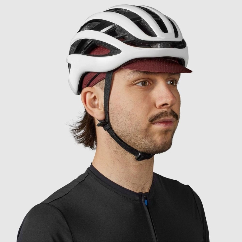Czapka kolarska GripGrab Lightweight Summer bordowa