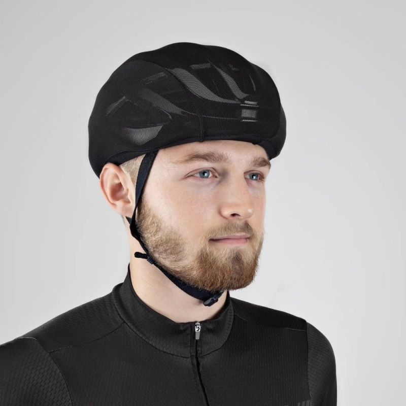Osłona przeciw owadom na kask GripGrab BugShield Helmet Cover czarna