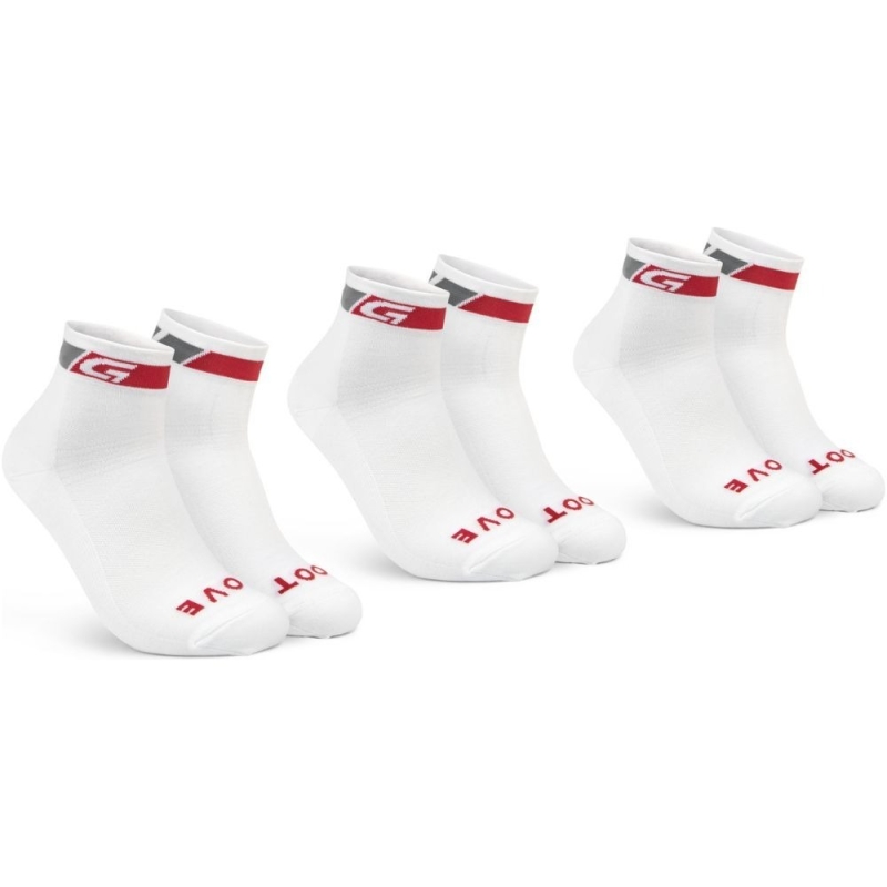 3-Pack skarpetek GripGrab Classic Low Cut Summer biały