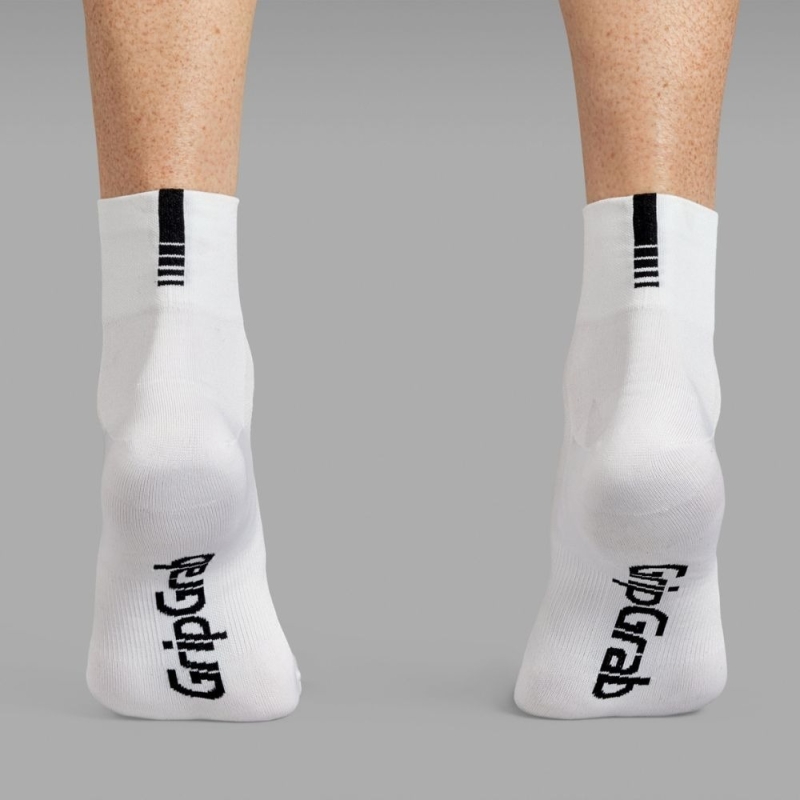 Skarpetki GripGrab Lightweight SL Short Cut Summer białe