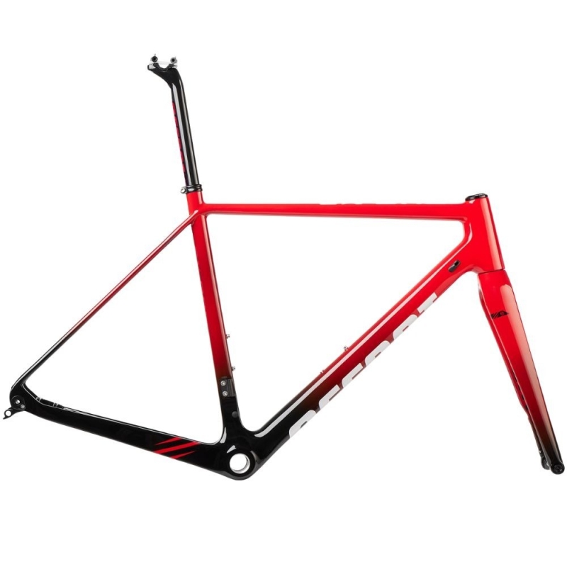 Rama przełajowa Accent CX-One Carbon czerwona