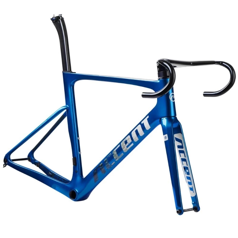 Rama szosowa Accent Cyclone Disc Carbon niebieska