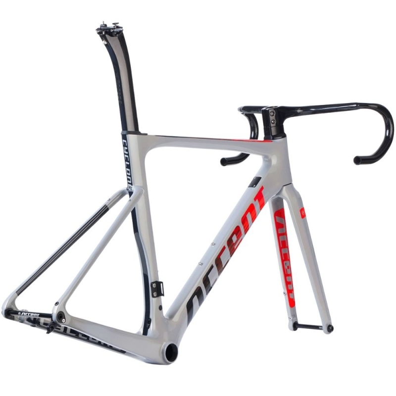 Rama szosowa Accent Cyclone Disc Carbon szara