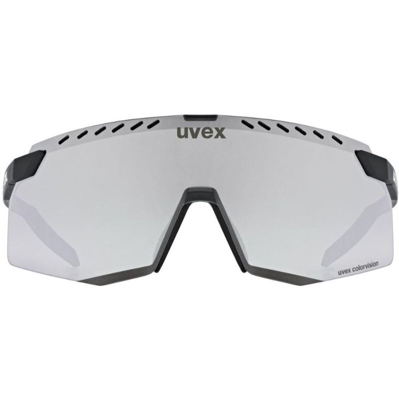 Okulary rowerowe Uvex Pace Stage CV czarne (srebrne soczewki)