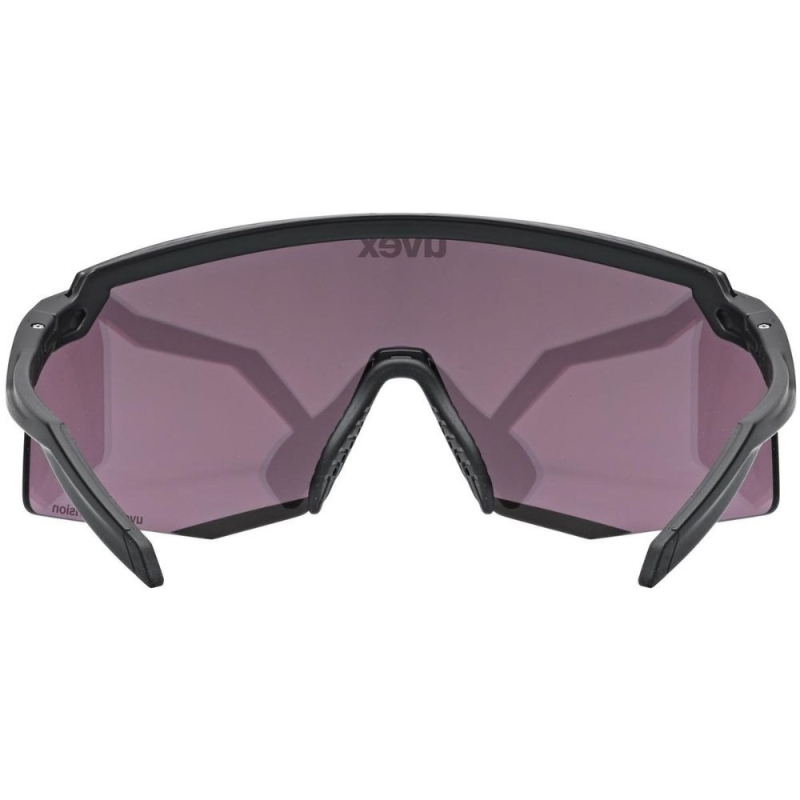 Okulary rowerowe Uvex Pace Stage CV czarne (srebrne soczewki)