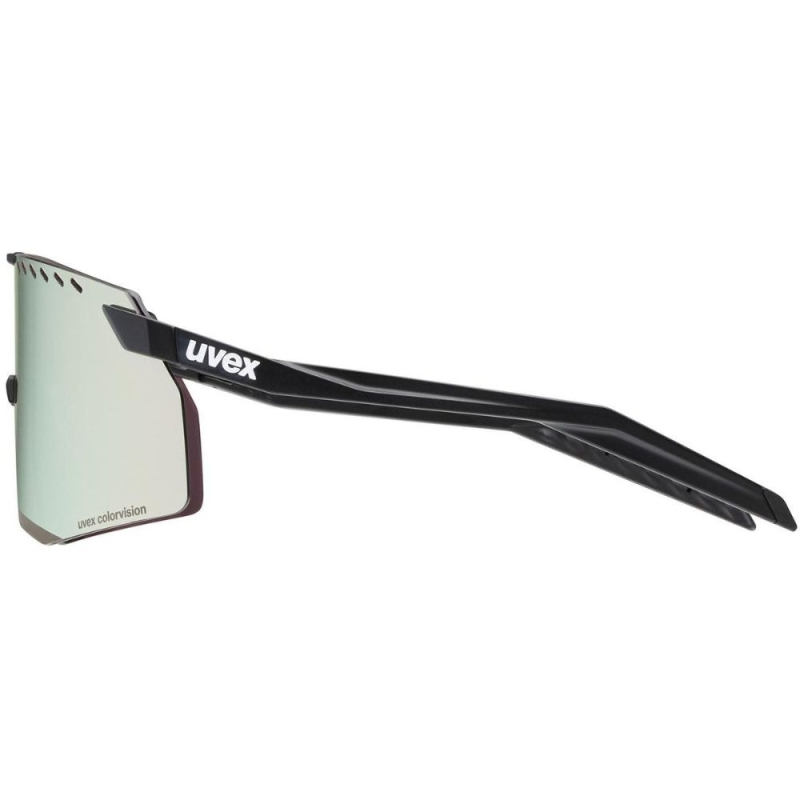 Okulary rowerowe Uvex Pace Stage CV czarne (srebrne soczewki)