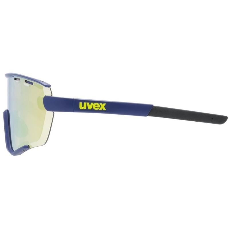Okulary rowerowe Uvex Sportstyle 236 Set niebiesko-żółte