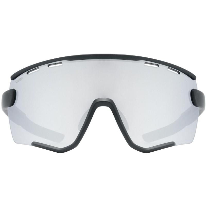 Okulary rowerowe Uvex Sportstyle 236 S Set czarno-srebrne