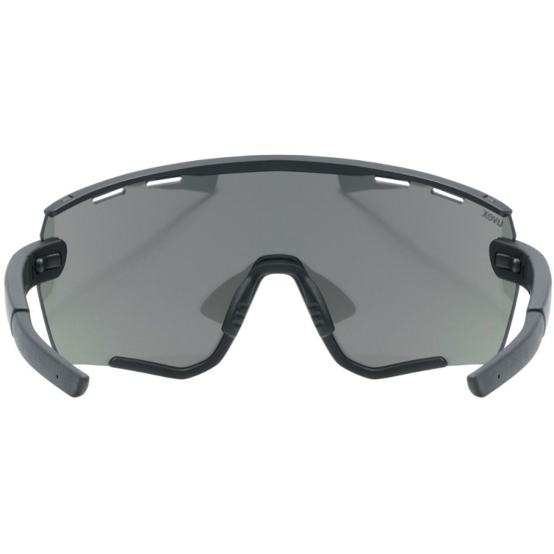 Okulary rowerowe Uvex Sportstyle 236 S Set czarno-srebrne