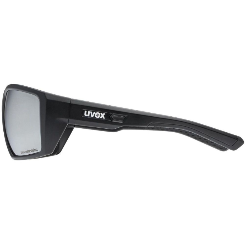 Okulary Uvex MTN Venture CV czarne (srebrne soczewki)