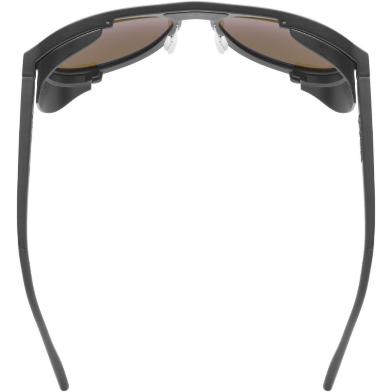 Okulary Uvex MTN Classic Pure czarne (czerwone soczewki)