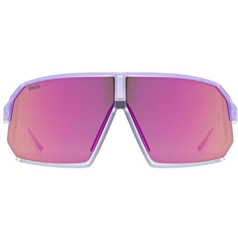 Okulary rowerowe Uvex Sportstyle 237 fioletowe (fioletowe soczewki)
