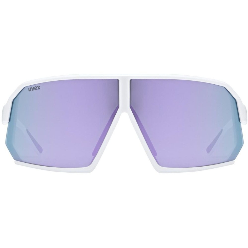 Okulary rowerowe Uvex Sportstyle 237 białe (lawendowe soczewki)