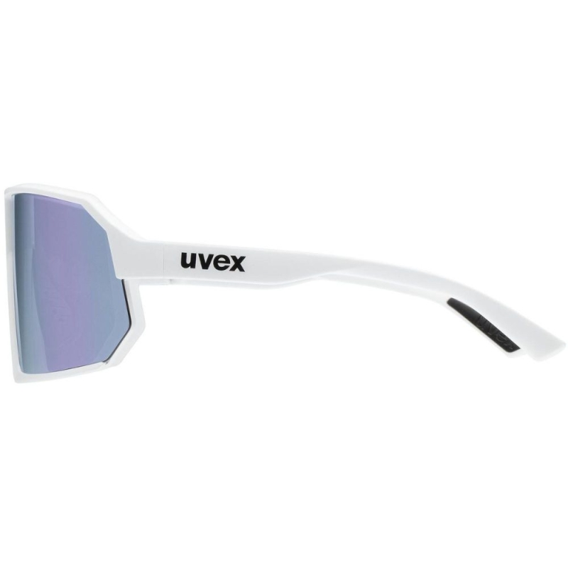 Okulary rowerowe Uvex Sportstyle 237 białe (lawendowe soczewki)