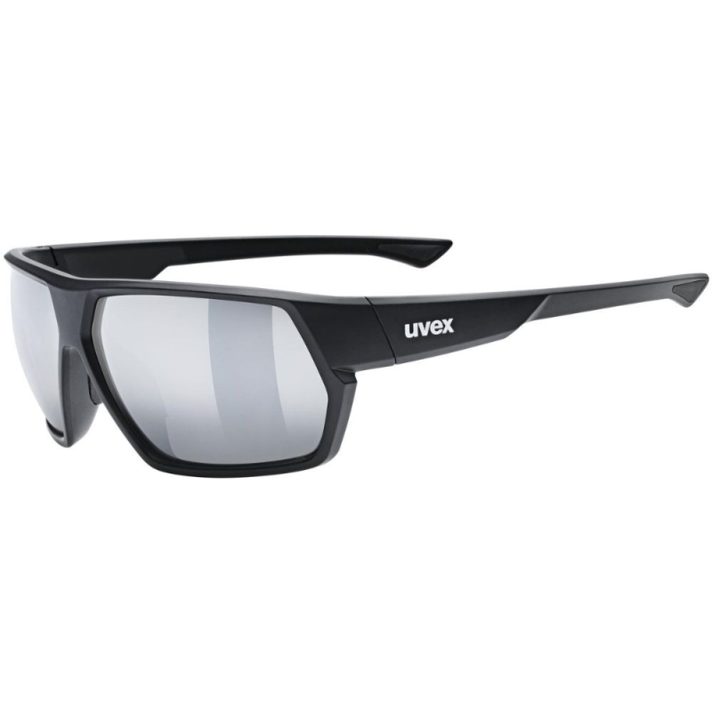 Okulary rowerowe Uvex Sportstyle 238 czarne (srebrne soczewki)