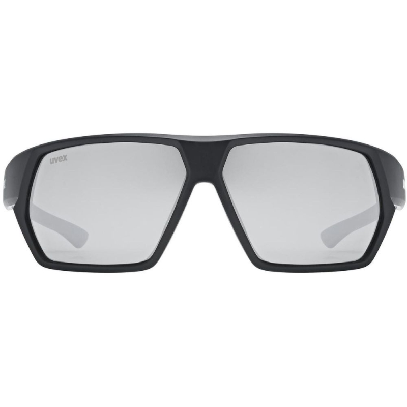 Okulary rowerowe Uvex Sportstyle 238 czarne (srebrne soczewki)