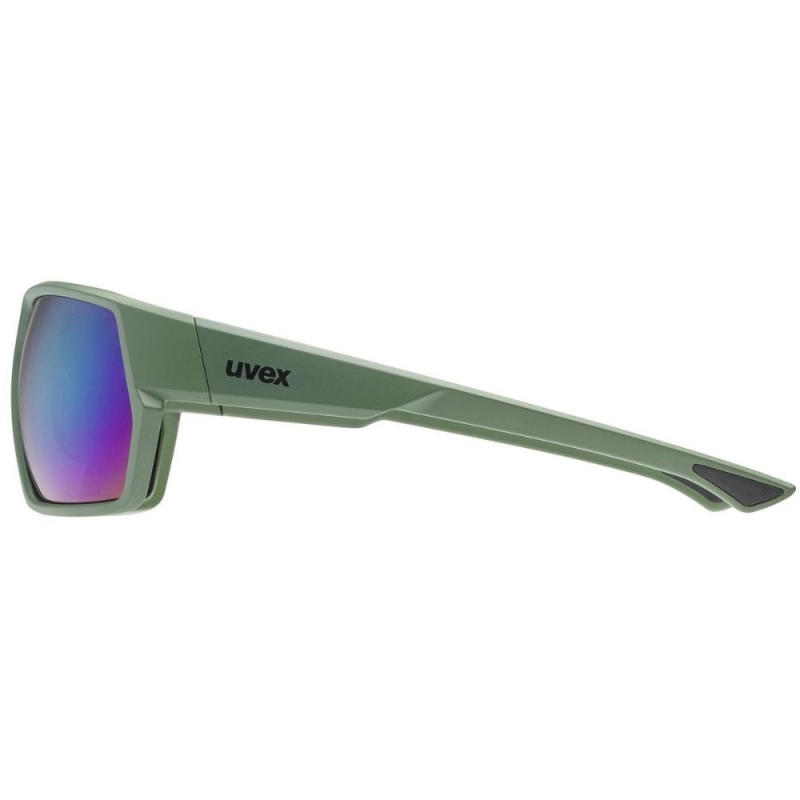 Okulary rowerowe Uvex Sportstyle 238 zielone (zielone soczewki)