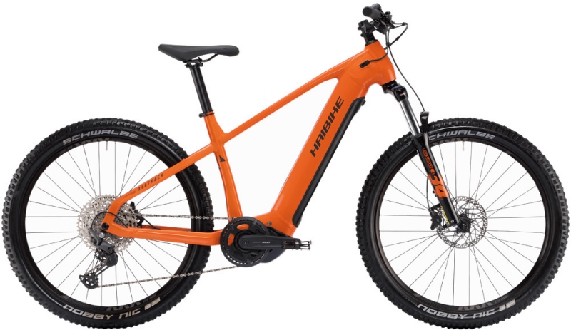 Rower elektryczny Haibike AllTrack 6 27.5 High pomarańczowy