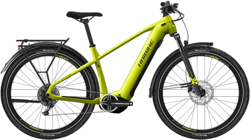 Rower elektryczny Haibike Trekking 5 High limonkowy