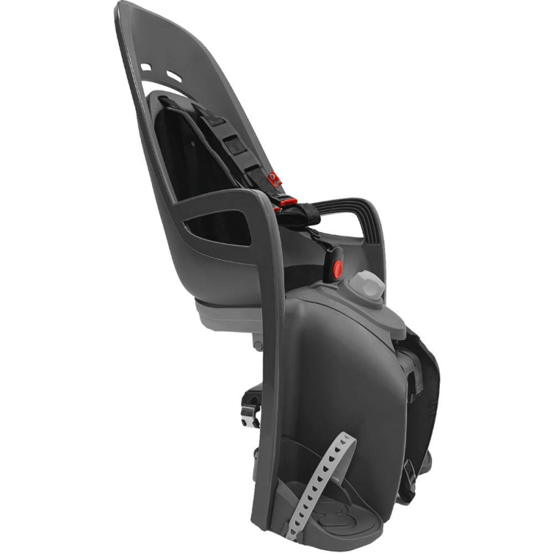Fotelik rowerowy Hamax Zenith Relax szaro-czarny + adapter na bagażnik