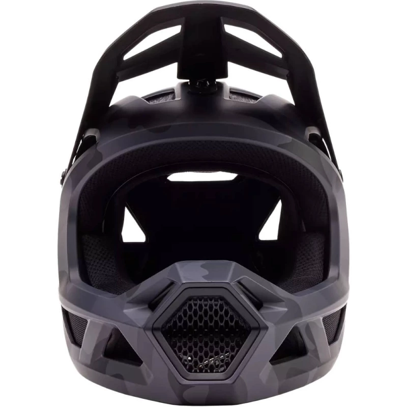 Kask rowerowy Fullface Fox Rampage Camo Junior MIPS czarno-szary