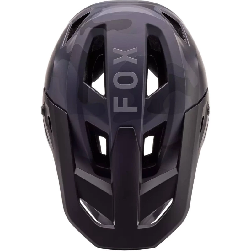 Kask rowerowy Fullface Fox Rampage Camo Junior MIPS czarno-szary