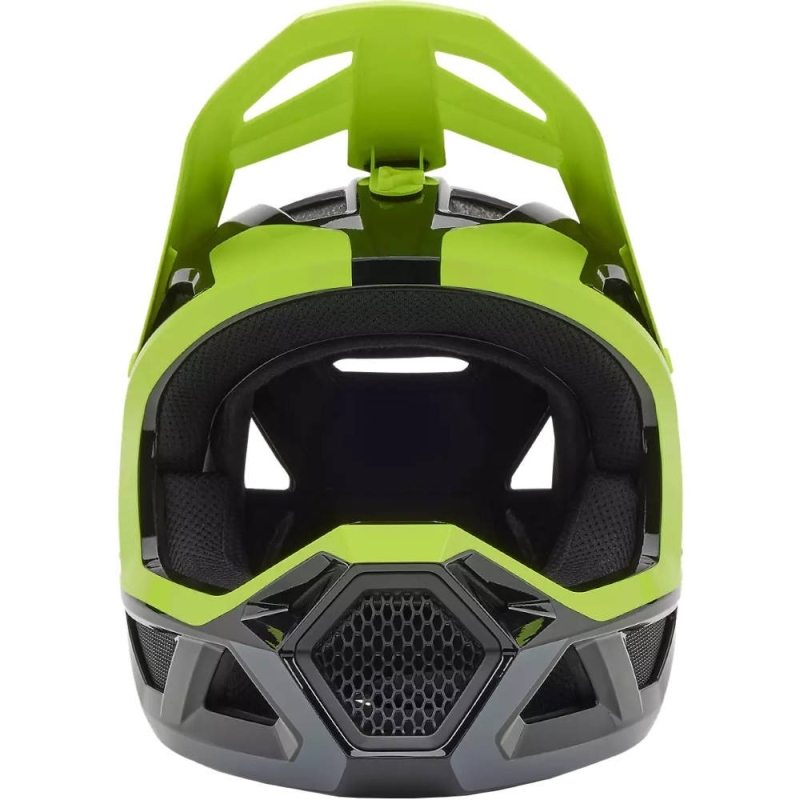 Kask rowerowy Fullface Fox Rampage Barge MIPS limonkowy