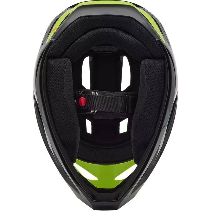 Kask rowerowy Fullface Fox Rampage Barge MIPS limonkowy
