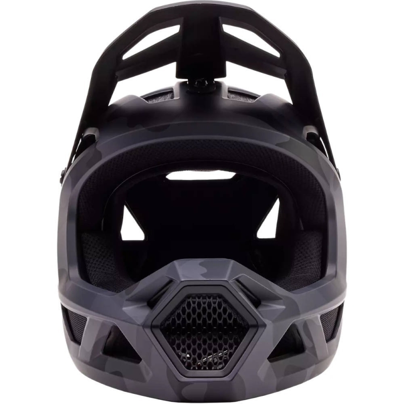 Kask rowerowy Fullface Fox Rampage Camo MIPS czarno-szary