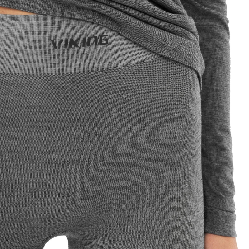 Komplet bielizny termoaktywnej damskiej Viking Shuter szary