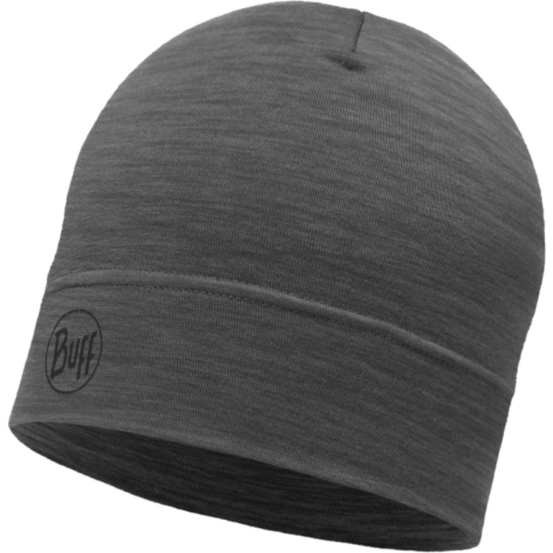 Czapka zimowa Buff Merino Lightweight Solid Grey