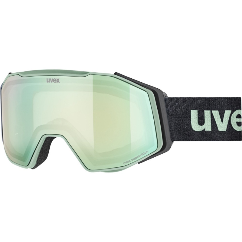 Gogle narciarskie Uvex Gravity FM czarno-zielone