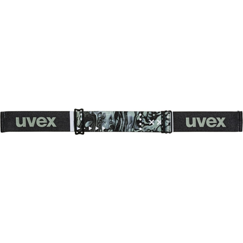 Gogle narciarskie Uvex Gravity FM czarno-zielone